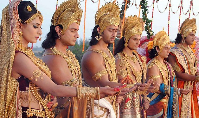 Mahabharata-Pandavas-Draupadi