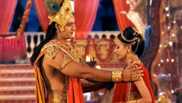 Draupadi and Lord Krishna